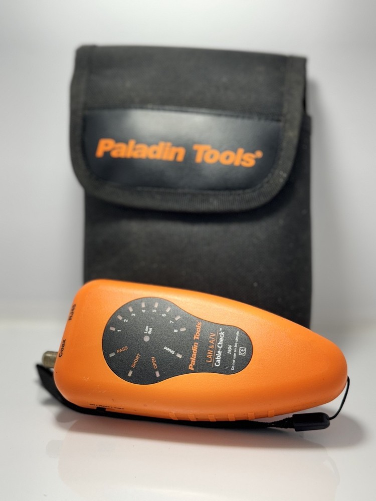 Paladin Tools LAN & AV Cable Check Model 1594 **Great Working Condition**