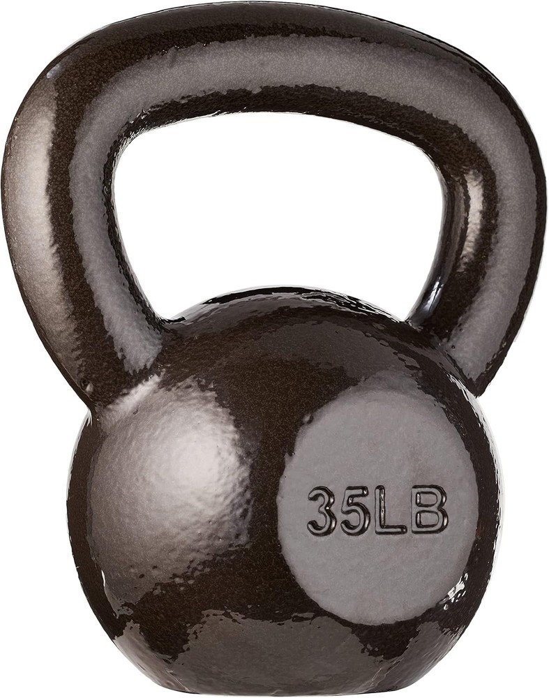 Cast Iron Kettlebell 35LB – Durable Strength Training Weight