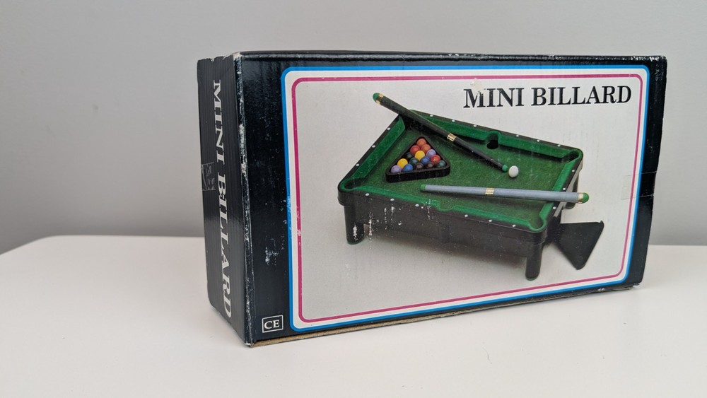 Mini Billard Table Set with Accessories Compact and Portable