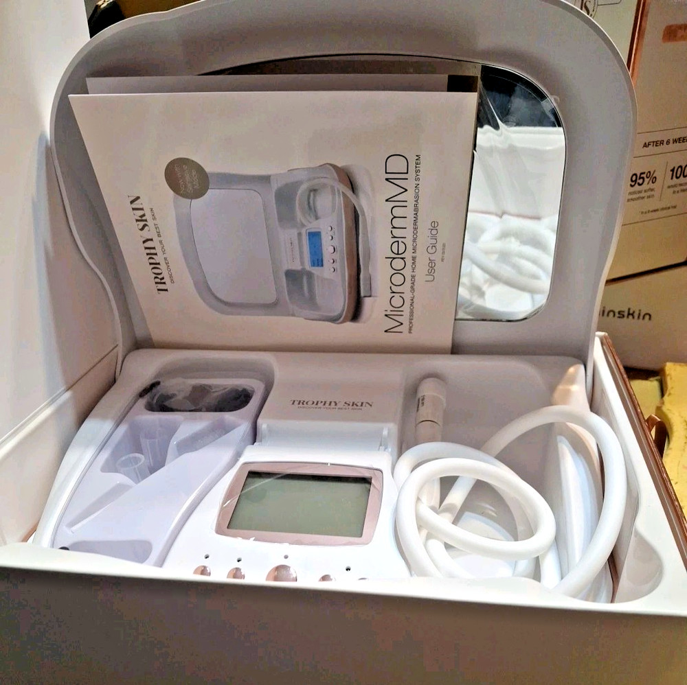 Trophy Skin MicrodermMD Professional Home Microdermabrasion System Open Box