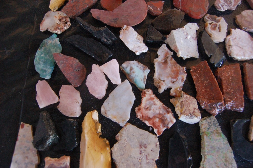 Miscellaneous Jasper, Agate and Marble Slabs, End Cuts Ect.