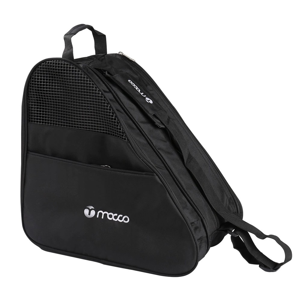 Roller Skate Bag, 3 Layer, Breathable Ice Skate Bag with Adjustable Shoulder ...