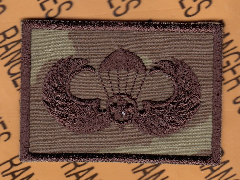 ROKAF Korea Air Force Basic Airborne para wing ~2.75" OCP NO HOOK patch c/e