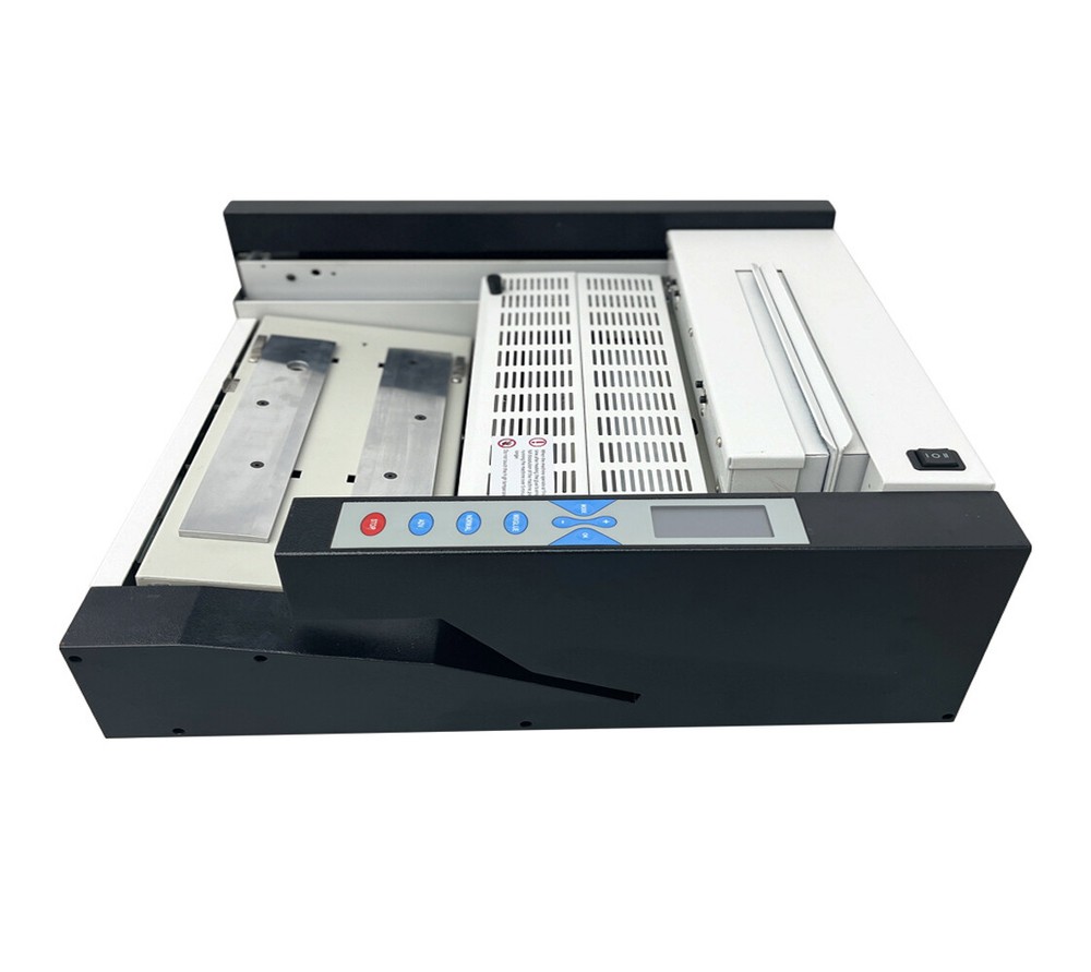 Automatic Book Binding Machine 110V 1KW Cementing Device Glue Binder W/LCD Scree