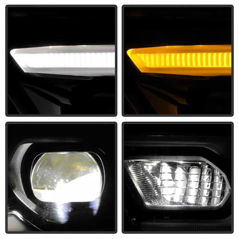 For 2021-2024 Dodge Durango Black non-AFS Full LED Projector Headlight Driver LH