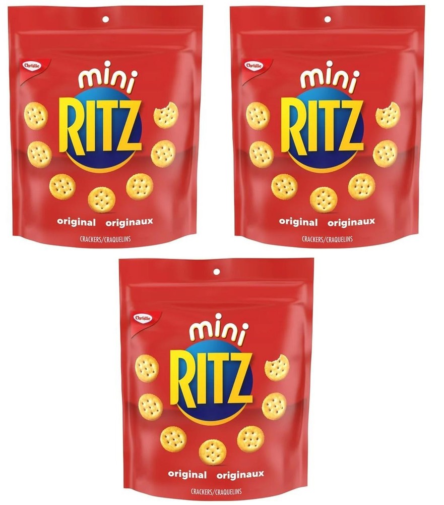 Ritz Mini Original Crackers Pouch 200g (3 Pack)