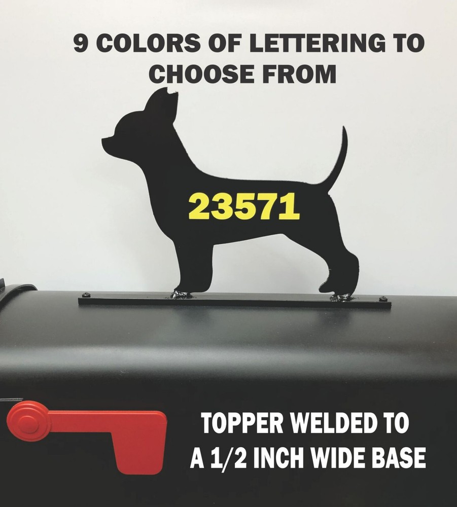 CHIHUAHUA MAILBOX TOPPER MB04