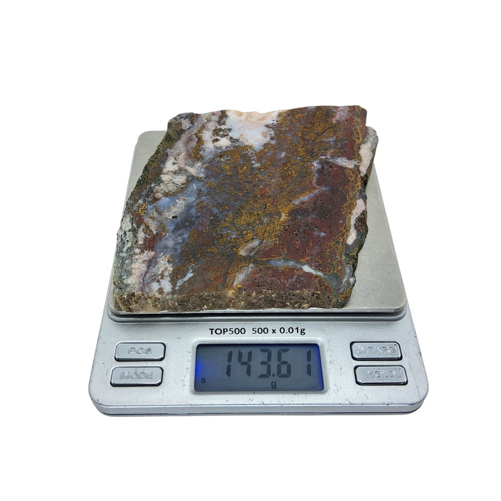 Moroccan Agate, slab, cabbing rough, lapidary, #R-6331