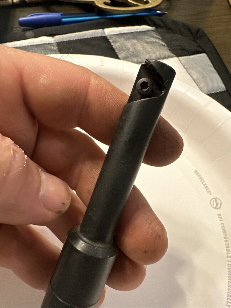 VARGUS INDEXABLE CARBIDE INSERT THREAD MILL CNC MILLING CUTTER 3/4” Vardex