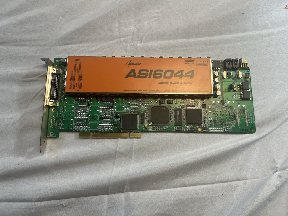 AudioScience ASI6114 AES Digital & Balanced Analog Multichannel Audio Broadcast