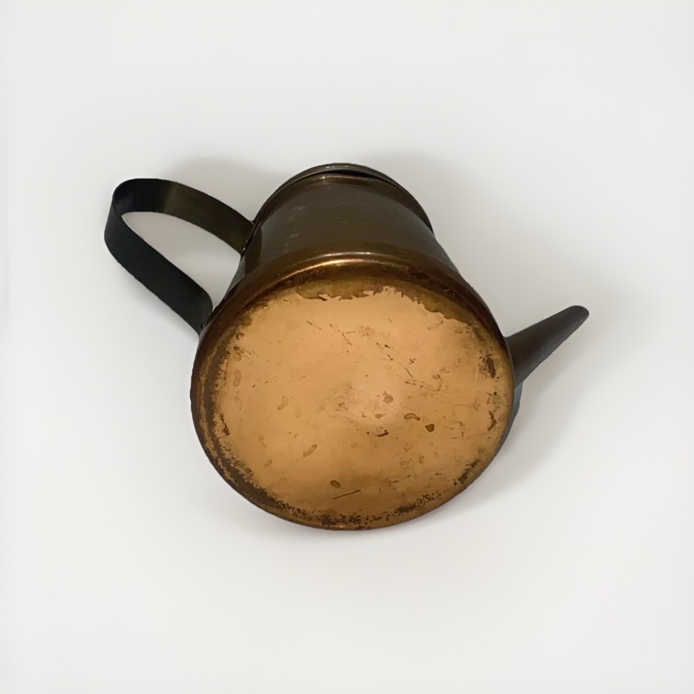Vintage Copper Olive Oil Can