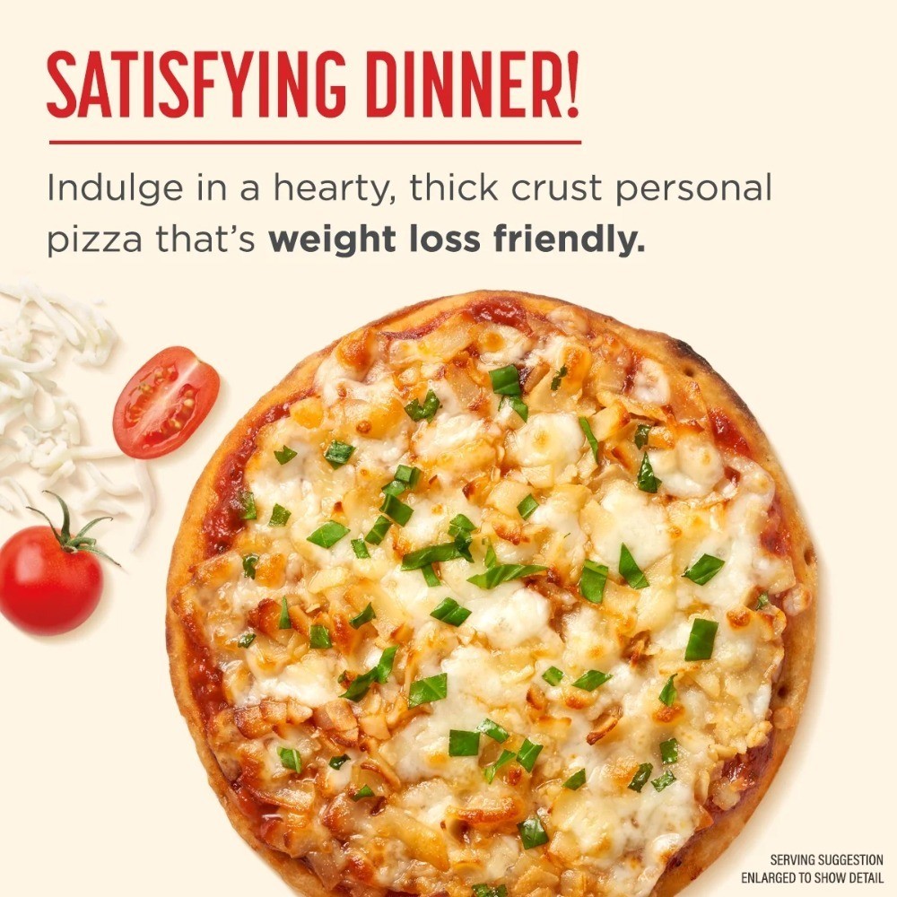 Personal Size Thick Crust Pizza 8 Pack for Weight Management Support