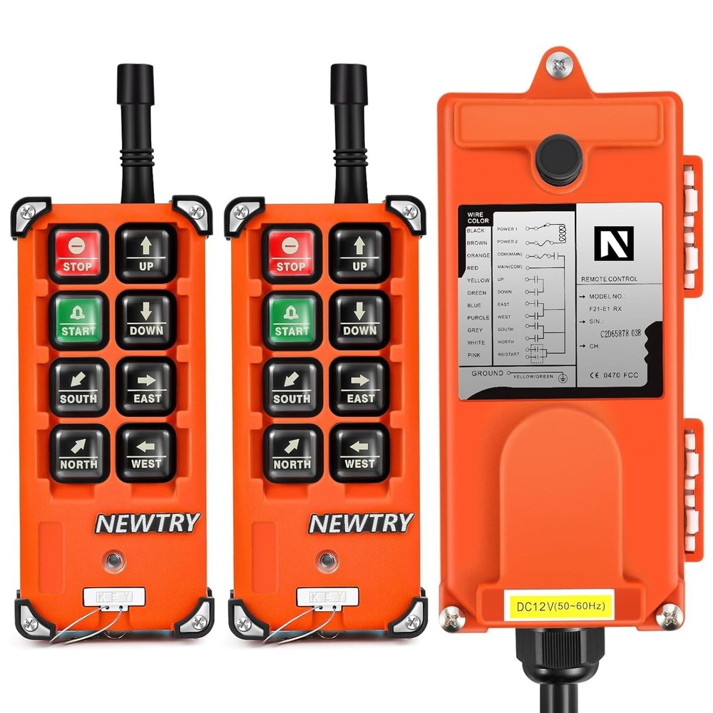 Professional Wireless Crane Remote Control - Ergonomic Design & Long Range