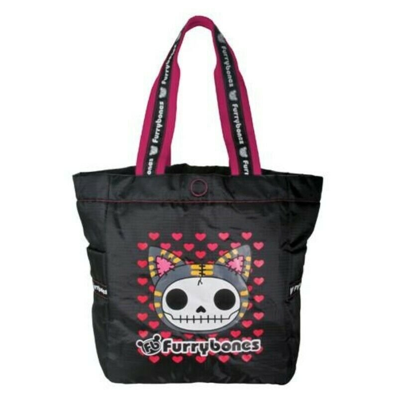 Furrybones Mao Mao Black Carrying Tote Bag