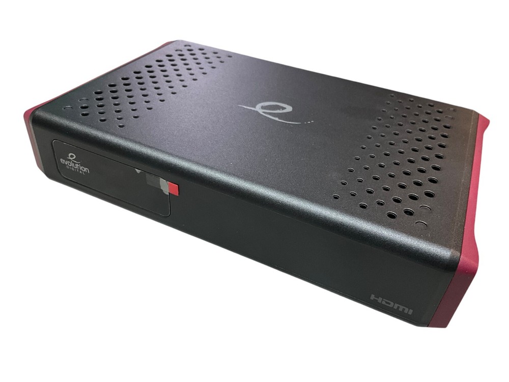 New Evolution Digital DMR IPH3004HDM Set top box UF5 WITH AC ADAPTER