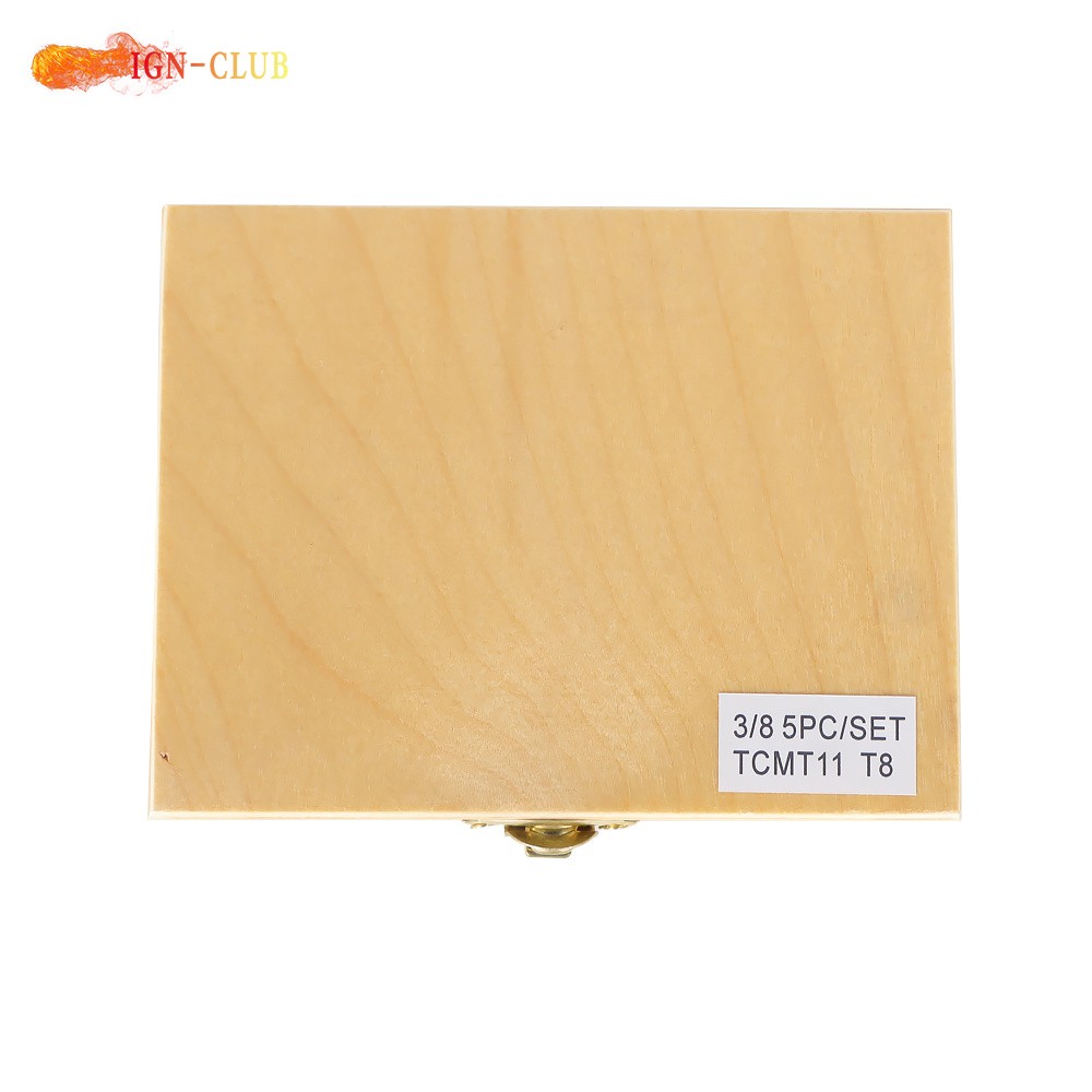 5 x 3/8" Carbide Indexable Turning Tool Lathe Tool Bit With Carbide Inserts