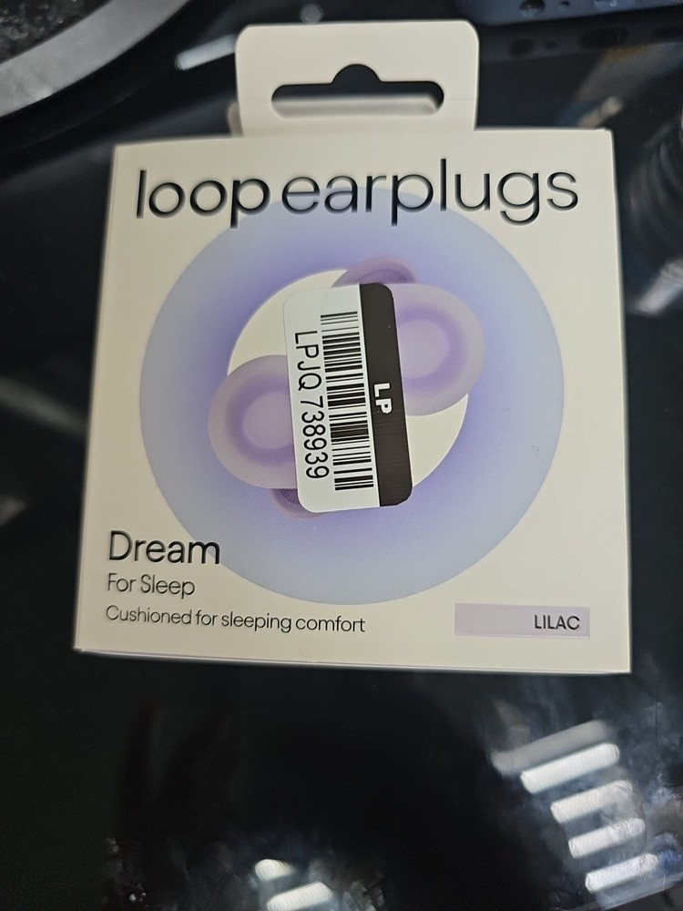 Loop Dream Earplugs for Deep Sleep Snoring Black Brand New