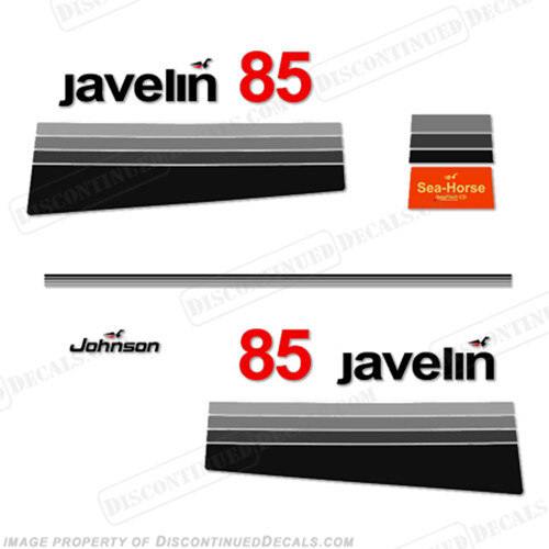 Fits Johnson 1978 85hp Javelin Decals