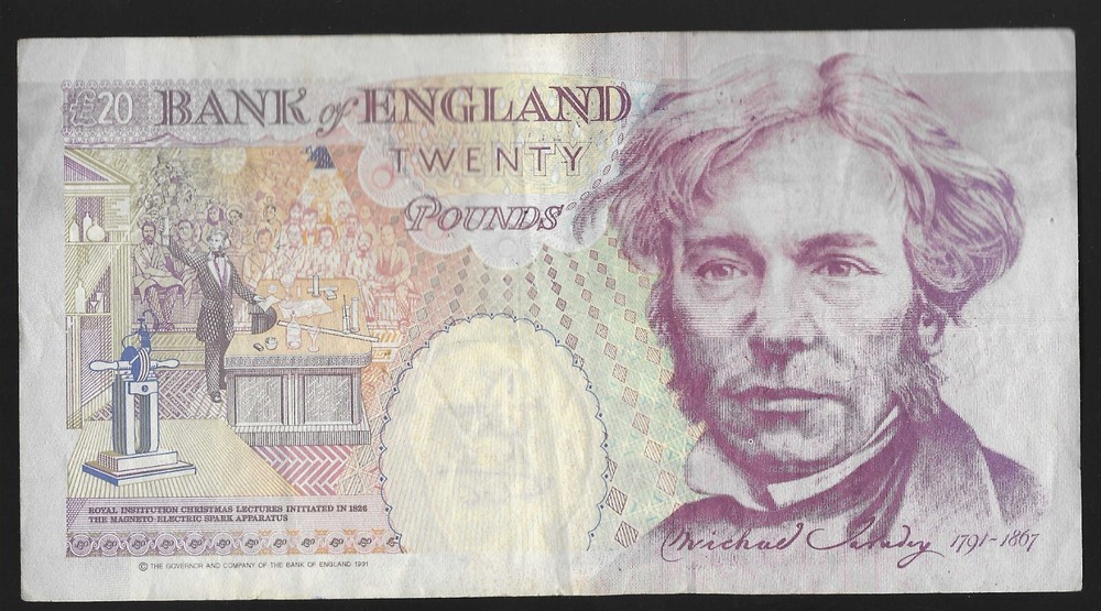 B371 KENTFIELD 1991 TWENTY POUND £20 BANKNOTE - SELECT YOUR NOTE