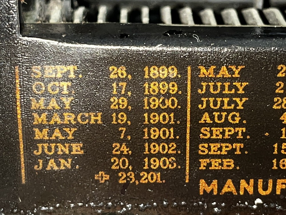 Underwood Typewriter Standard No 5