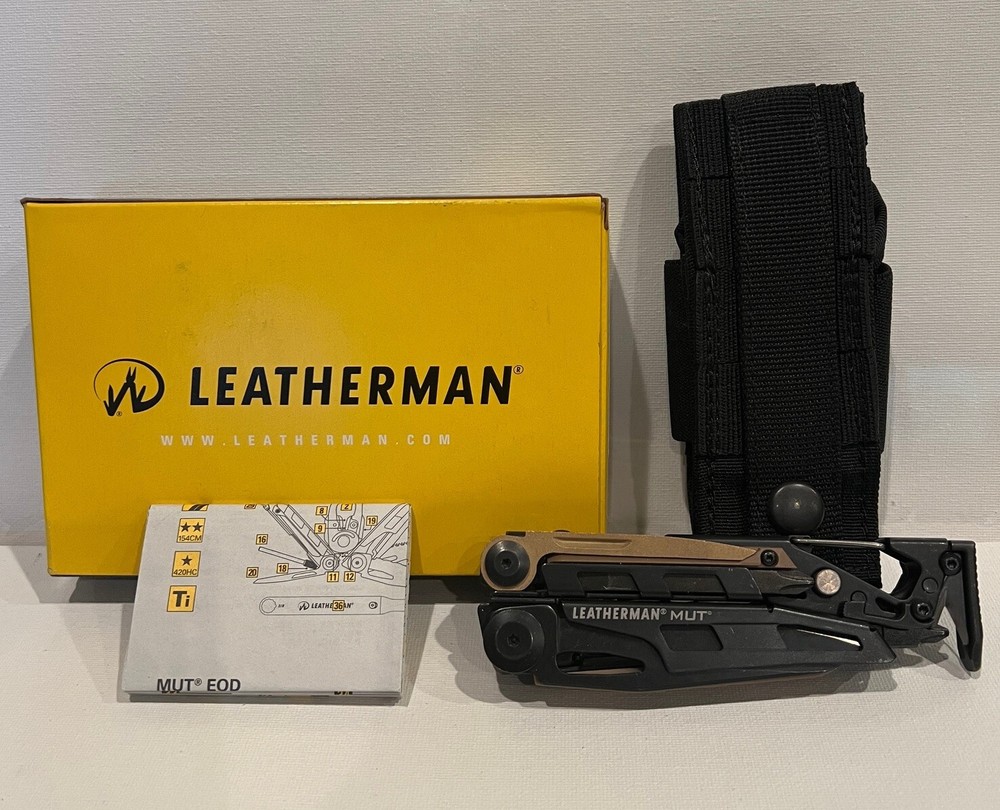 Leatherman MUT Tactical Multi Tool with Black Sheath - Black (850122)
