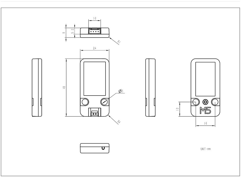 M5Stack GPS/BDS High Precision GPS Positioning Unit GNSS Signal Reception AT6668