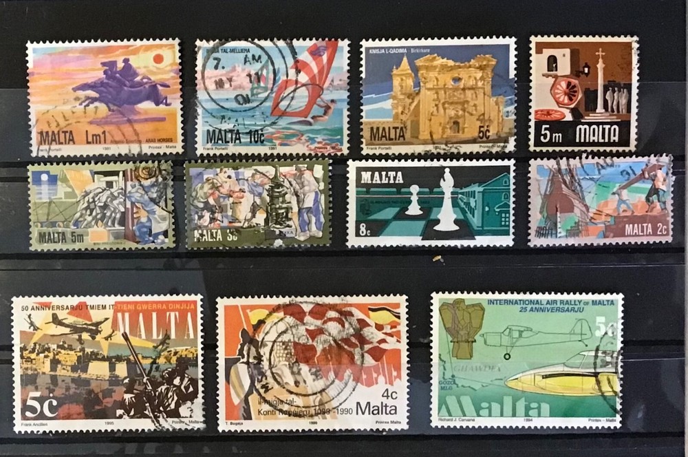 Malta stamp selection Gen
