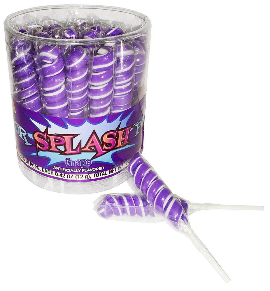 Jar, 30 Pops, 12.69 Oz, Purple Grape