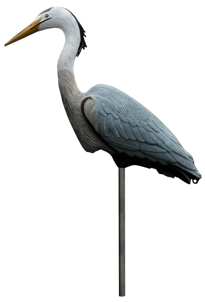 Outdoors 5960CD Great Blue Heron Decoy, Includes Metal Stake - 1-Pack