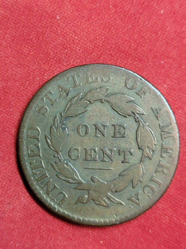 1820 large cent Small Date