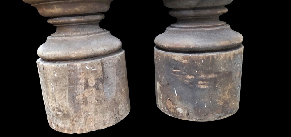 Pair Of Massive Newel Post GAM0238