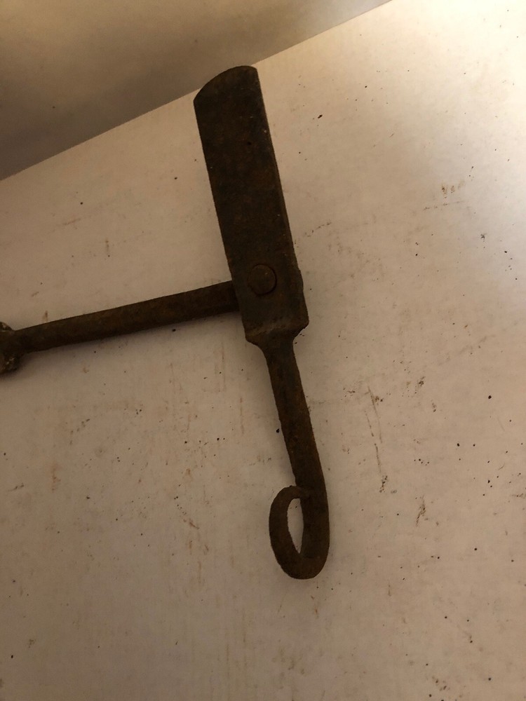 Antique Vintage Hand Forged Shutter Dog