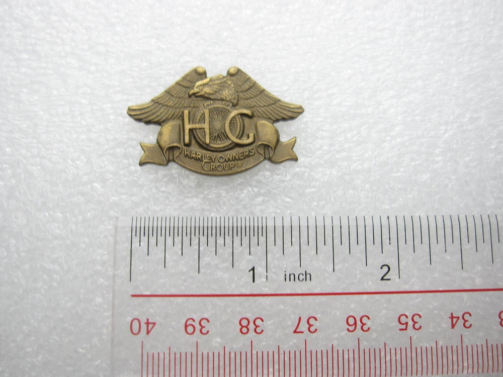 Harley Davidson Owners Group Motorcycle Lapel Pin (B383)