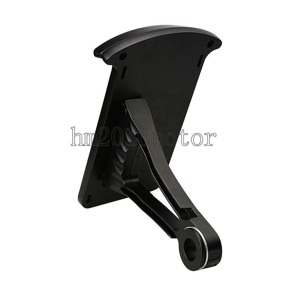 Black Vertical Side Mount License Plate Bracket Tail Light for Harley-Davidson