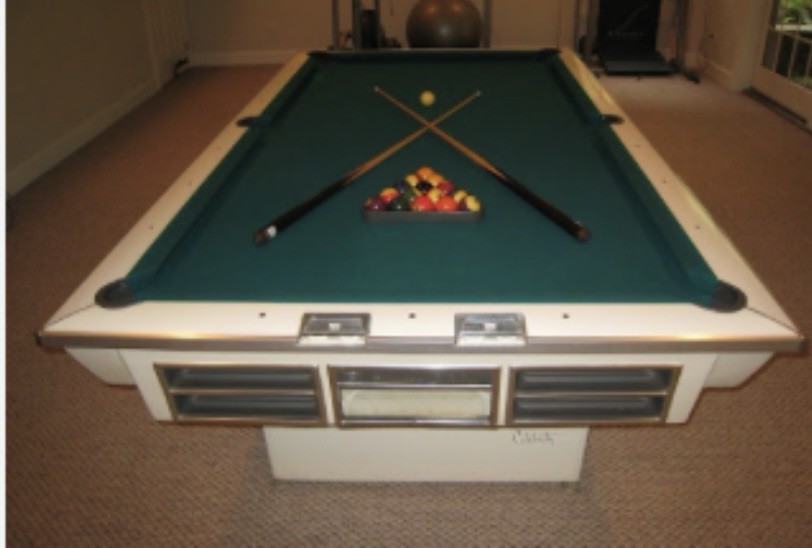Mid-Century Modern Billiards Pool Table