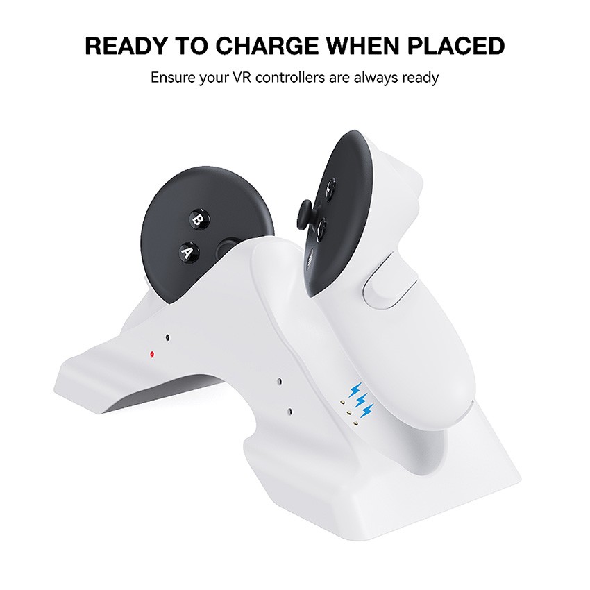 Charging Stand for Meta Quest 3/Quest 3S VR Controller Charging Dock Accessories