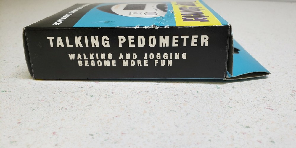 Talking Pedometer Announces Steps and Distance