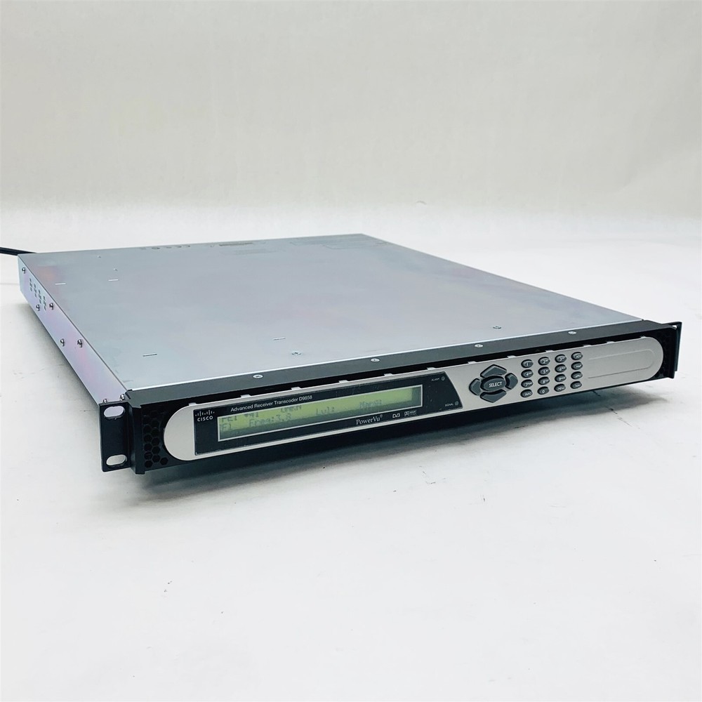 Cisco D9858 PowerVu (MPEG-4 HD to MPEG-2 CATV) Advanced Receiver Transcoder