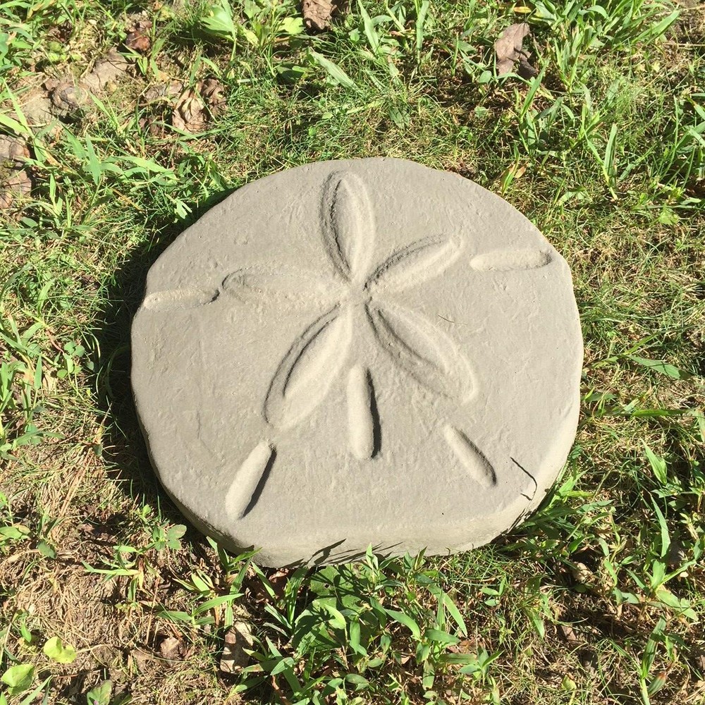 Sand Dollar Stepping Stone Concrete Mold plaster Cement mold plastic ABS 12"