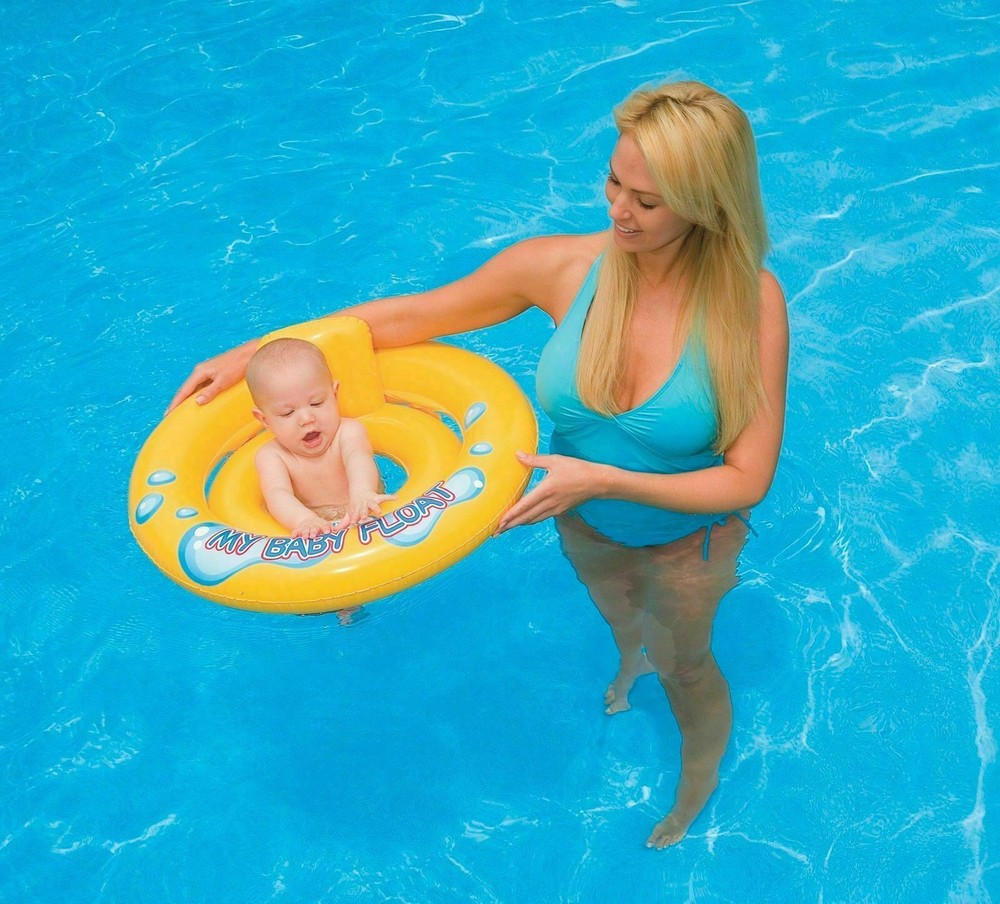 INTEX My Baby Float Pool Swimming Ring with Backrest NEW
