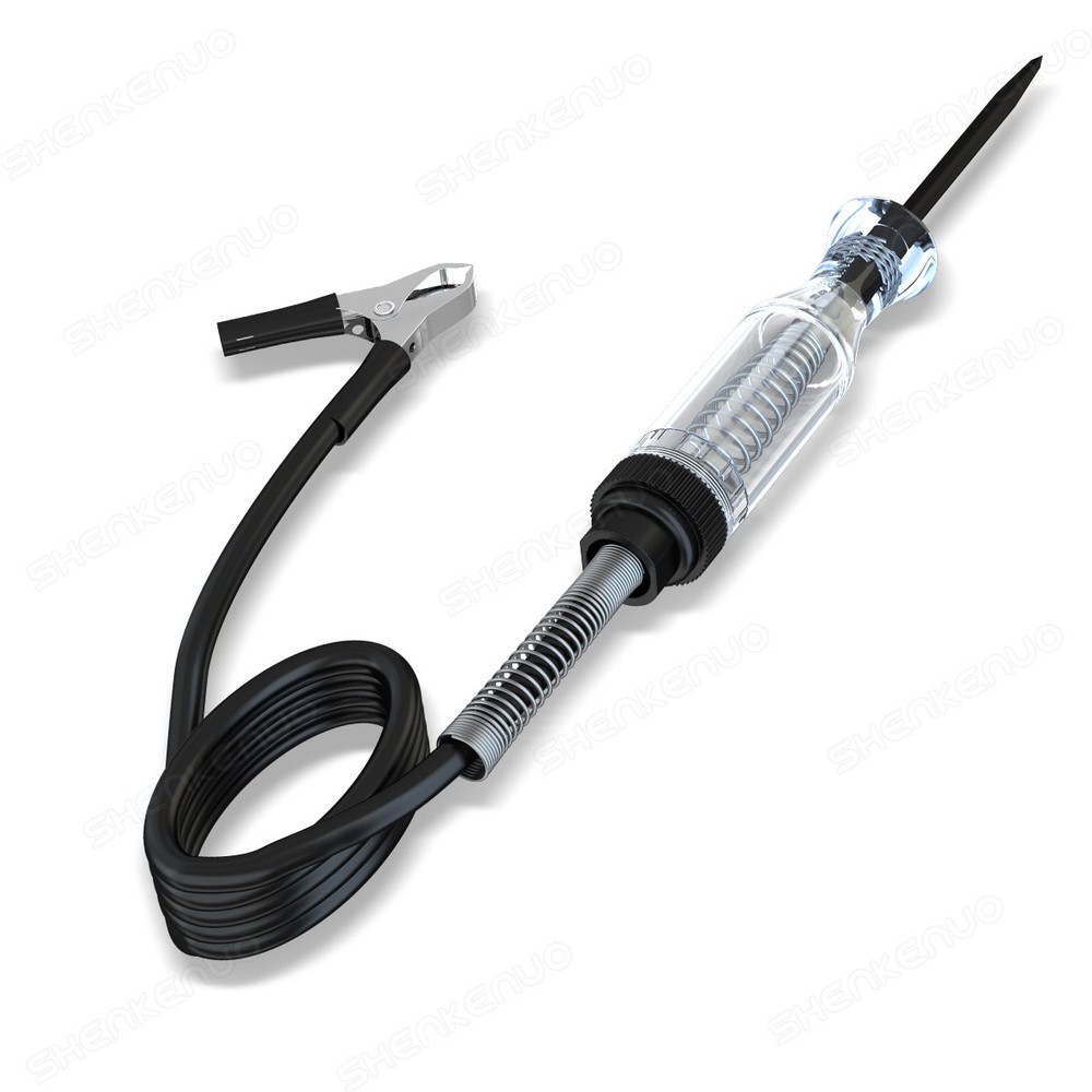 Wire Piercing DC Voltage Circuit Tester 6-24V 12V Hook Probe Tester Test Light