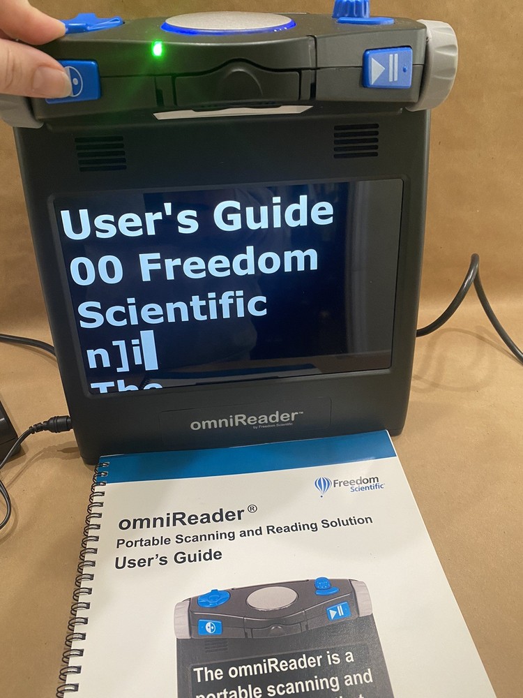 omniReader Portable Scanning SolutionLow Vision Magnifier Freedom Scientific