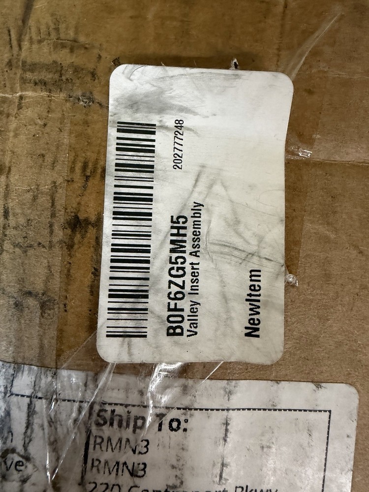 NEW Spin Screed Valley Insert Assembly