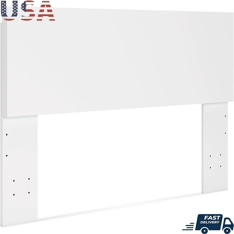 Queen Panel Headboard Modern Design Quality Crafted Adjustable Height Mount New