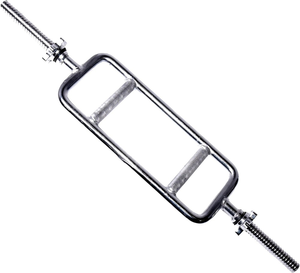 CAP Barbell Standard Threaded 34" Triceps Bar | Multiple 34-Inch, Chrome