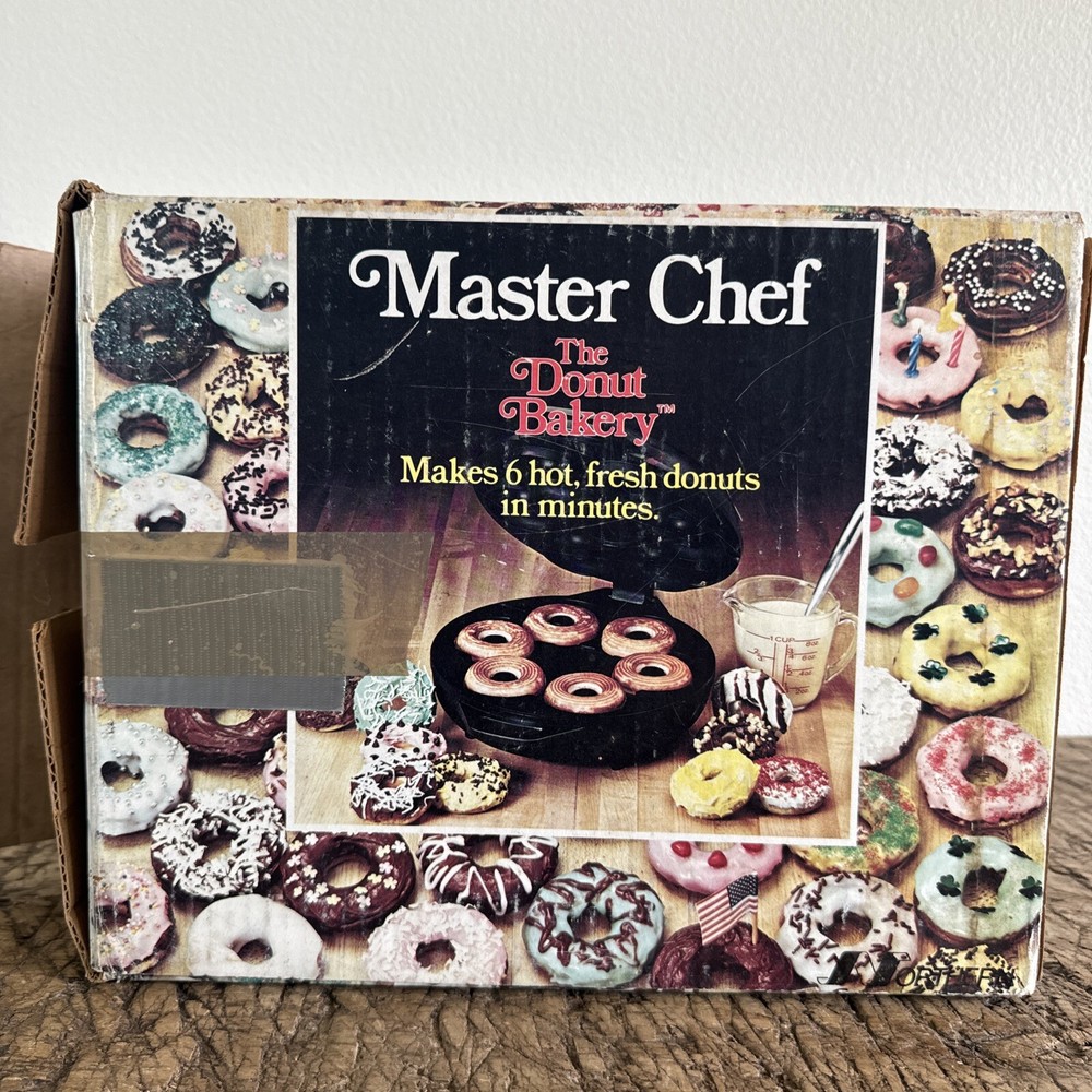 Vintage Electric Master Chef Donut Maker Model No 2081