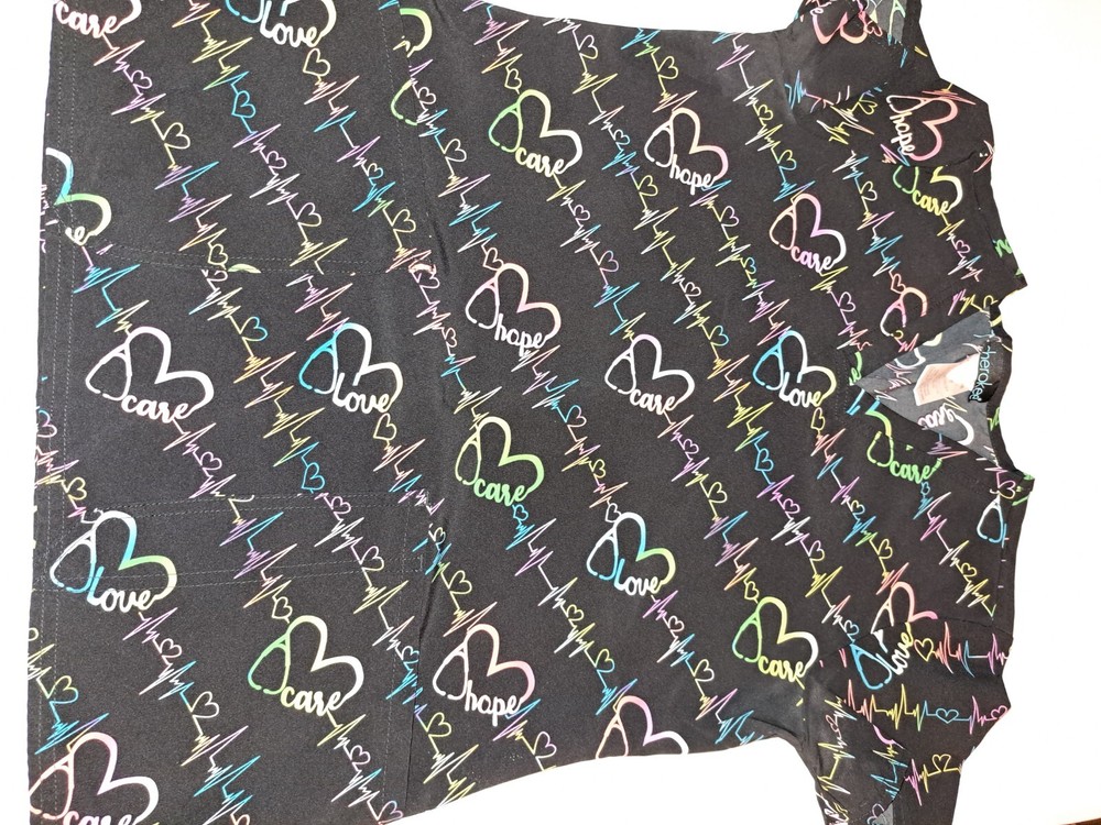 Cherokee scrub tops x 5 size small