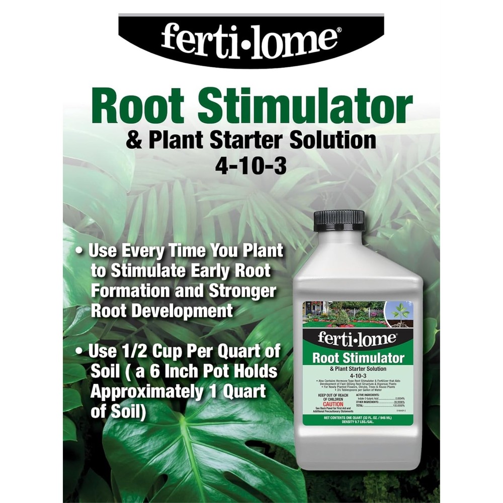 Fertilome Root Stimulator & Plant Starter Solution 4-10-3 Concentrate, 16 fl oz
