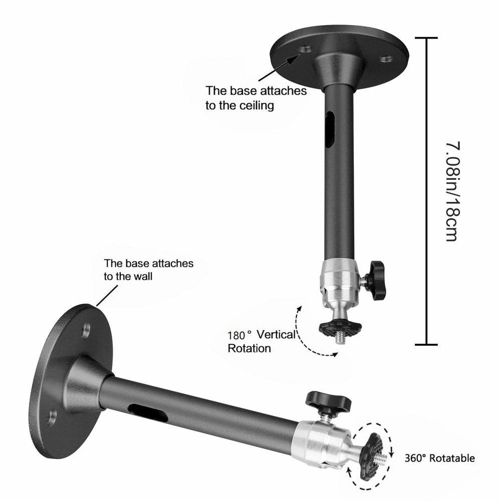 Universal Wall Ceiling Mount Stand Bracket for Mini Projector Digital DVR Camera