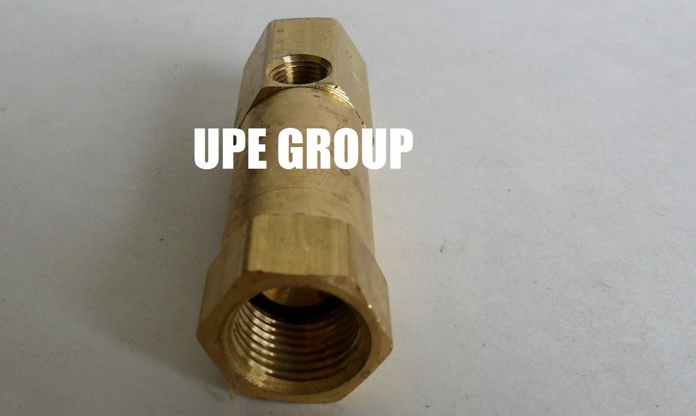 BRASS In line Check Valve compressed air compressor vertical or horizontal 3/8"